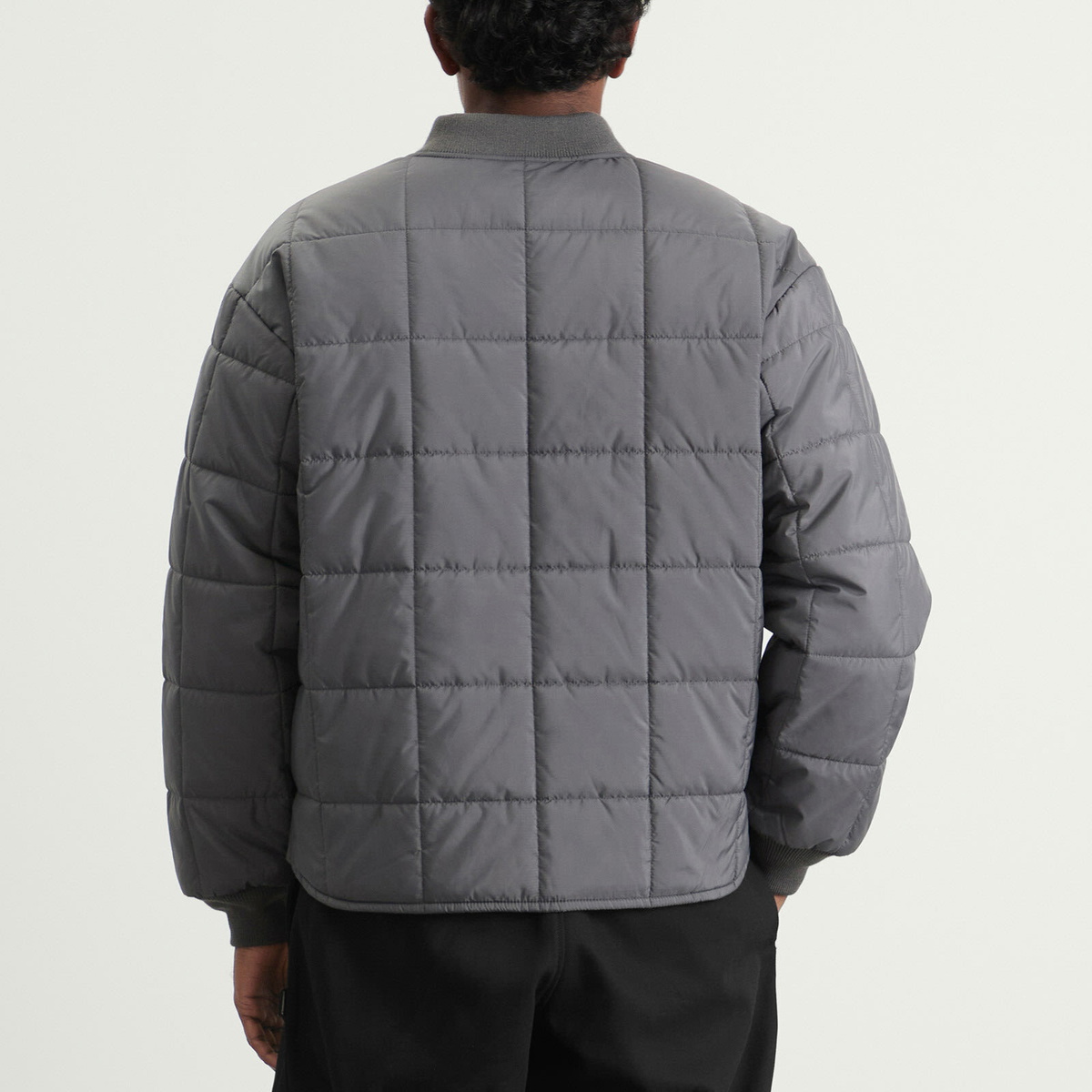 Neighborhood Men's Reversible Padded Jacket in Gray Neighborhood