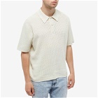 Rag & Bone Men's Nolan Corded Polo Shirt in Light Dove