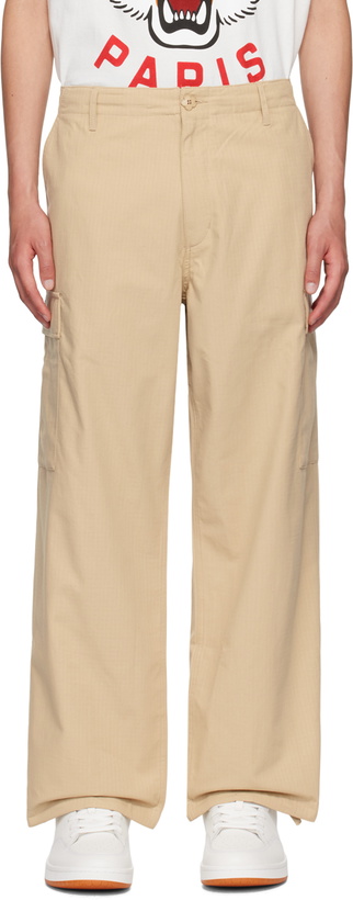 Photo: Kenzo Beige Kenzo Paris Workwear Cargo Pants