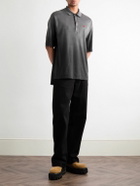 Alexander McQueen - Logo-Embroidered Dégradé Cotton-Jersey Polo Shirt - Gray