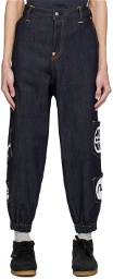 Evisu Indigo Multi-Pocket Jeans