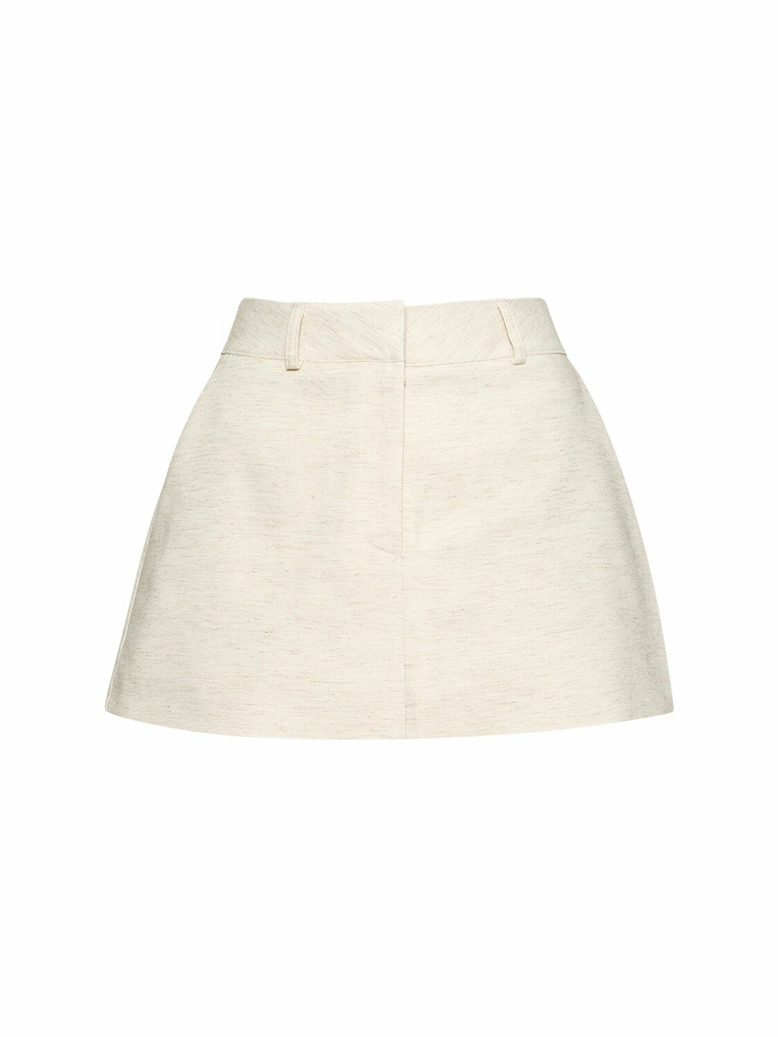 Boden A-Line Wool-Blend Mini Skirt