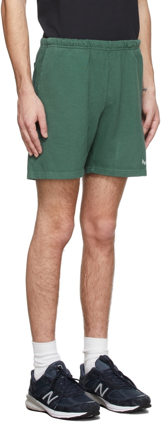 Museum of Peace & Quiet Green SSENSE Exclusive Wordmark Shorts