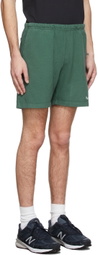 Museum of Peace & Quiet Green SSENSE Exclusive Wordmark Shorts