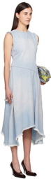 Acne Studios Blue Sleeveless Midi Dress