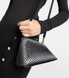 The Attico Midnight Mini embellished clutch