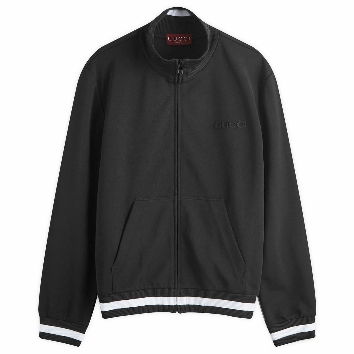 Gucci Racing Top Gucci Men's Technical Track Top in Black Gucci