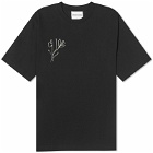 MKI Men's Floral T-Shirt in Black