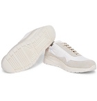 Common Projects - Cross Trainer Suede, Nylon and Leather Sneakers - White