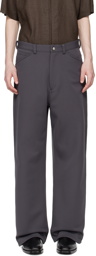 Omar Afridi Gray Pocket Trousers