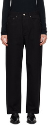 LE17SEPTEMBRE Black Cinch Strap Jeans
