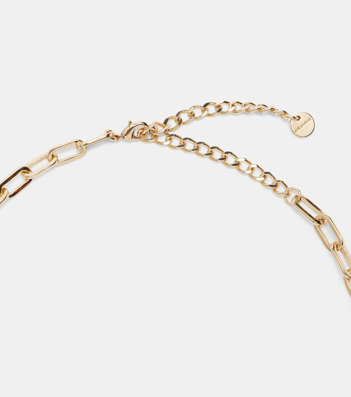 Self-Portrait Embellished 18kt gold-plated necklace