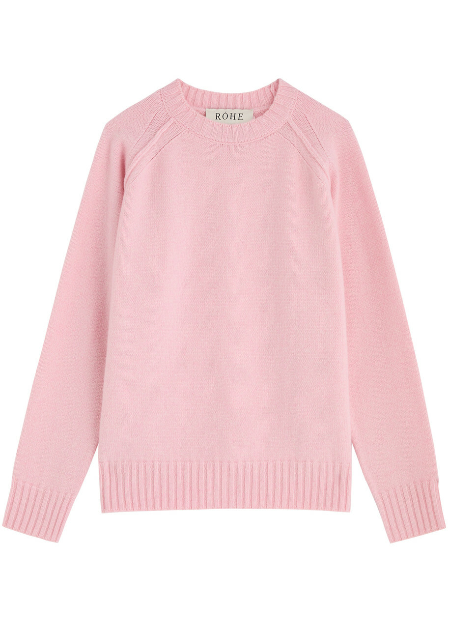 Rohe Wool-blend Jumper Pink Light