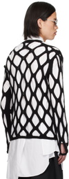 Black Comme des Garçons Black Cutout Sweater