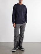 SEASE - Virgin Wool-Jersey Ski Base Layer - Blue