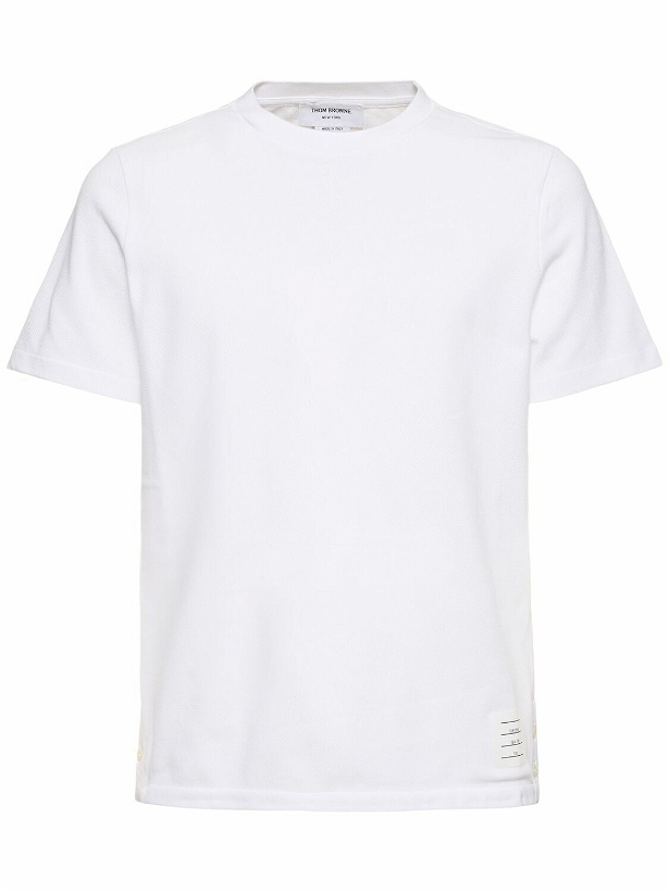 Photo: THOM BROWNE - Relaxed Fit Cotton T-shirt