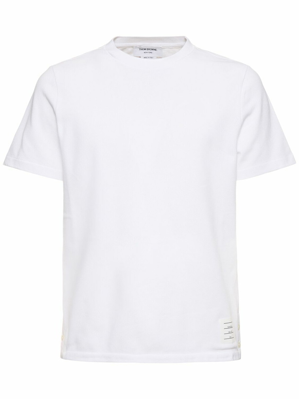 Photo: THOM BROWNE - Relaxed Fit Cotton T-shirt