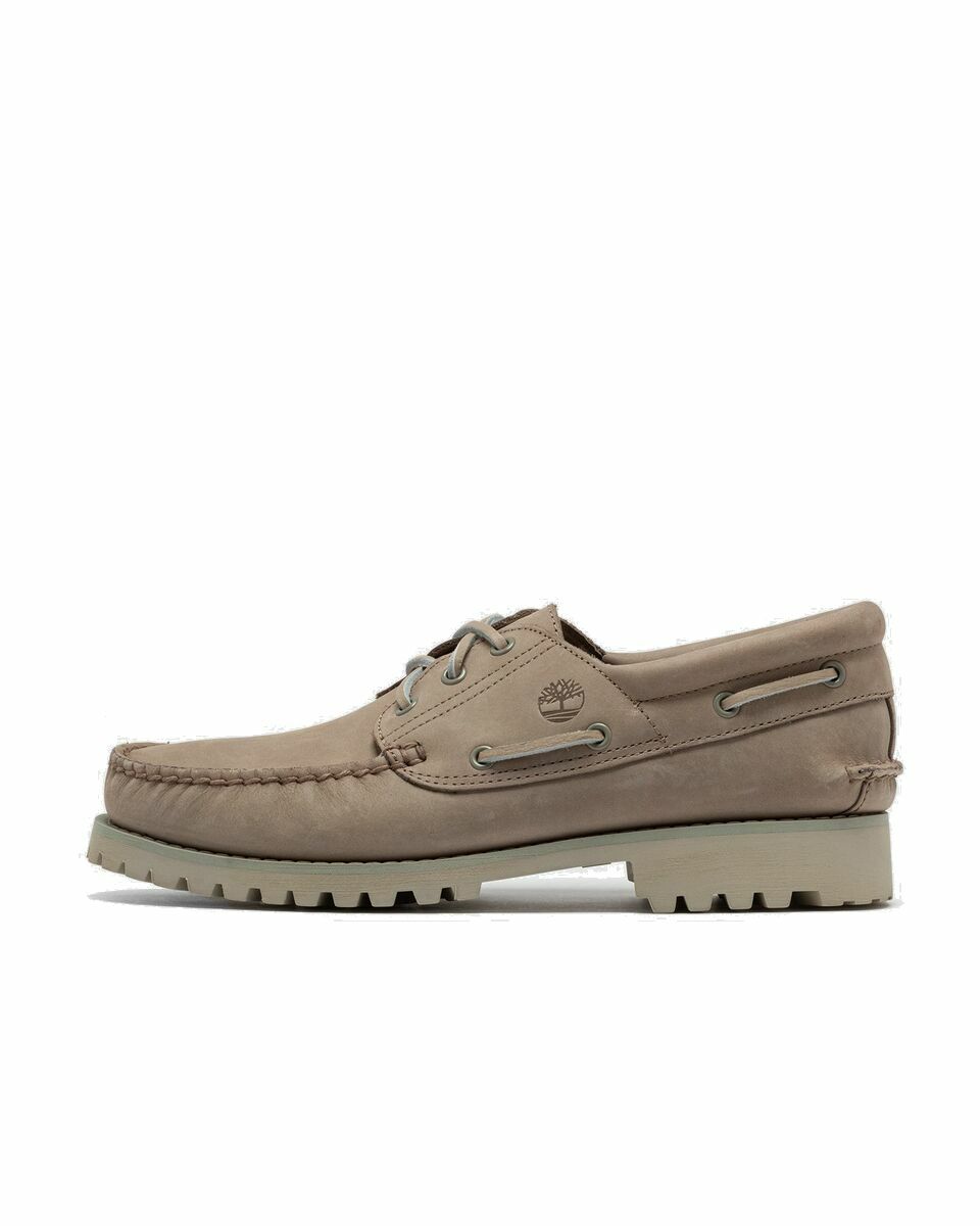 Photo: Timberland Timberland Authentic Boat Shoe Light Grey - Mens - Casual Shoes