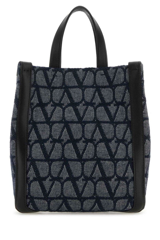 Photo: Valentino Garavani All-over Logo Patterned Top Handle Bag