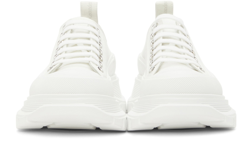 McQueen White Tread Slick Low Sneakers