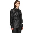 1017 ALYX 9SM Black Leather Drake Shirt