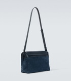 Bottega Veneta Andiamo Intrecciato Small suede messenger bag