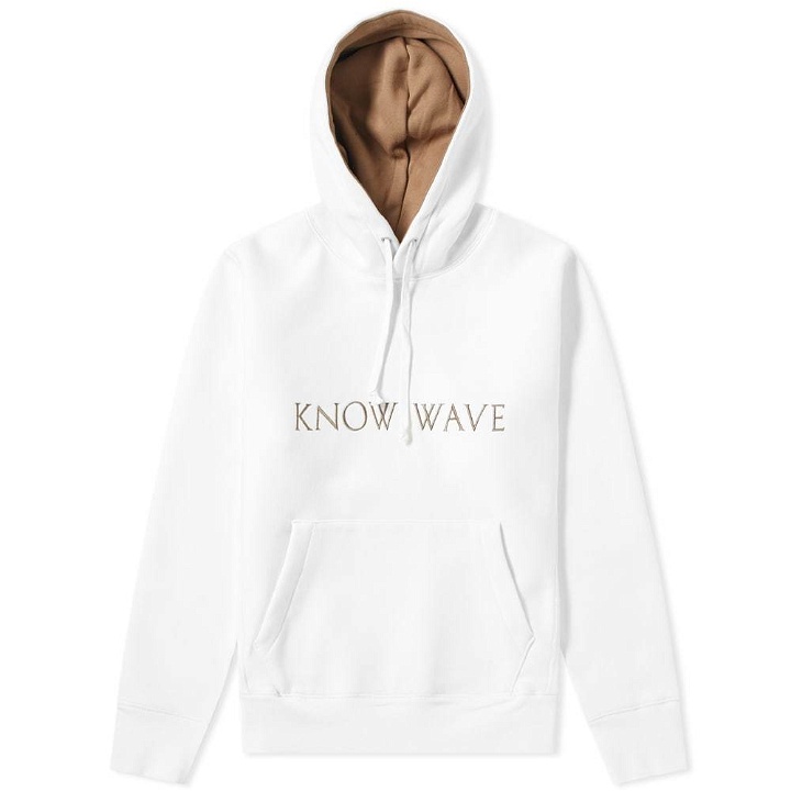 Photo: Know Wave Imprint Logo Hoody White & Taupe