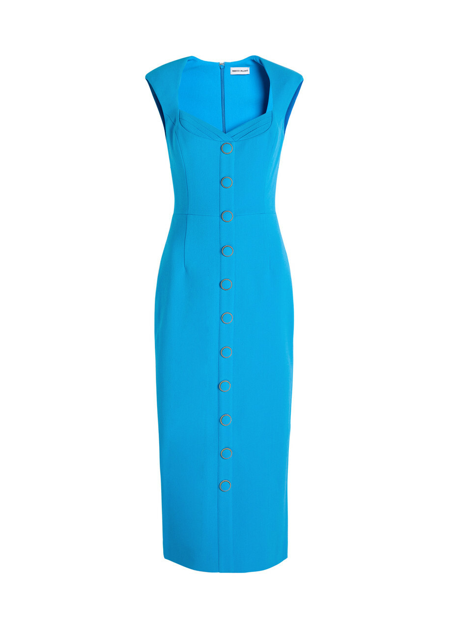 REBECCA VALLANCE ワンピース Whitney polka-dot ruched 885599 Rebecca Vallance Whitney polka-dot ruched midi dress Rebecca