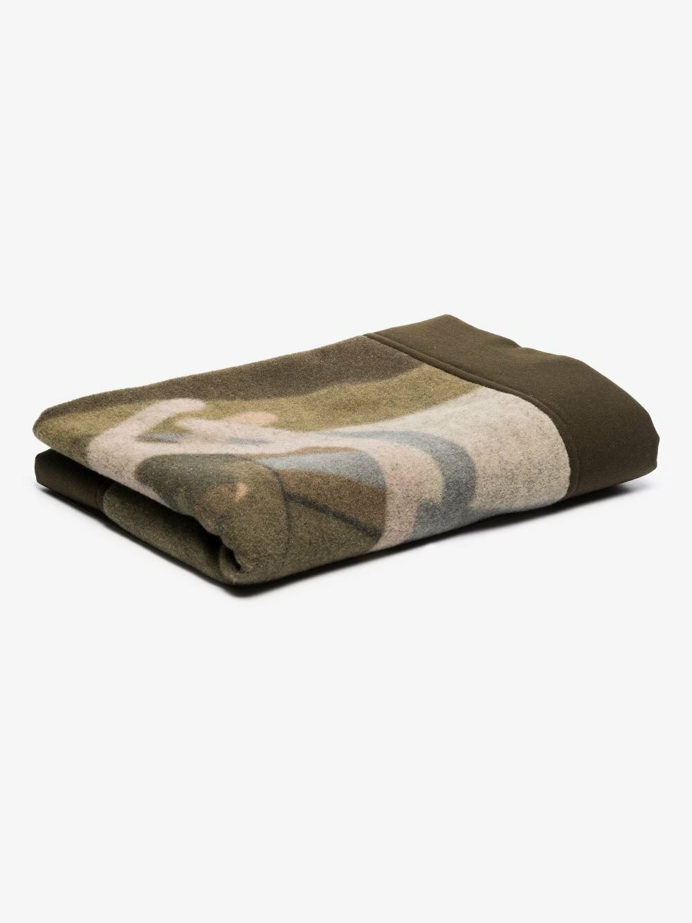 Sacai X KAWS Green Camouflage Blanket Sacai 
