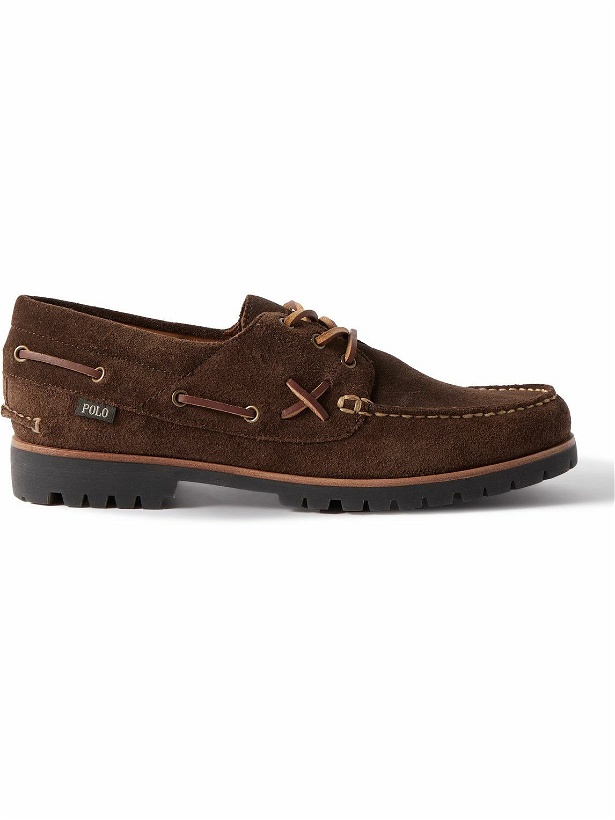 Photo: Polo Ralph Lauren - Suede Boat Shoes - Brown