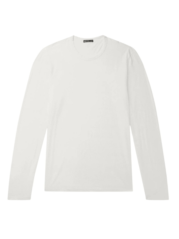 Photo: James Perse - Lotus Slim-Fit Cotton-Jersey T-Shirt - White