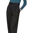 Nina Ricci Black Pleated Trousers
