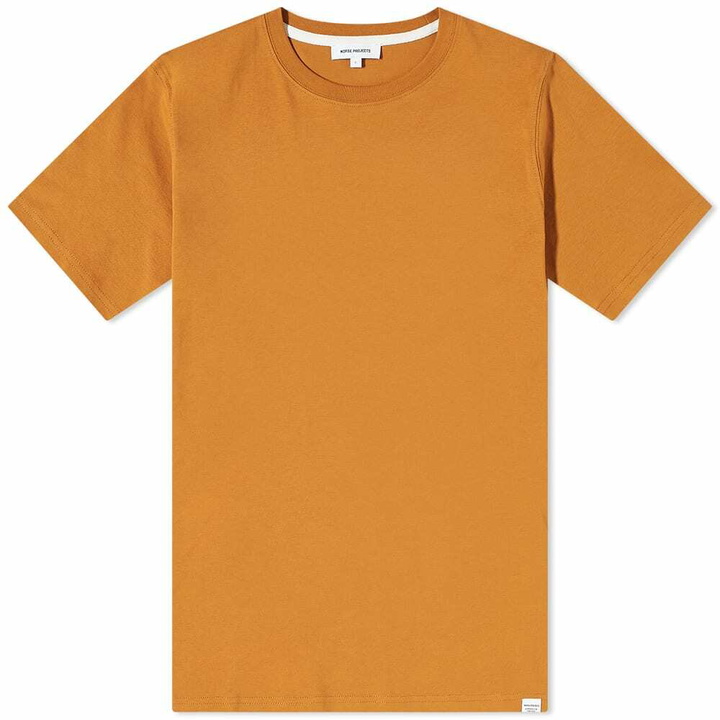 Photo: Norse Projects Men's Niels Standard T-Shirt in Rufous Orange