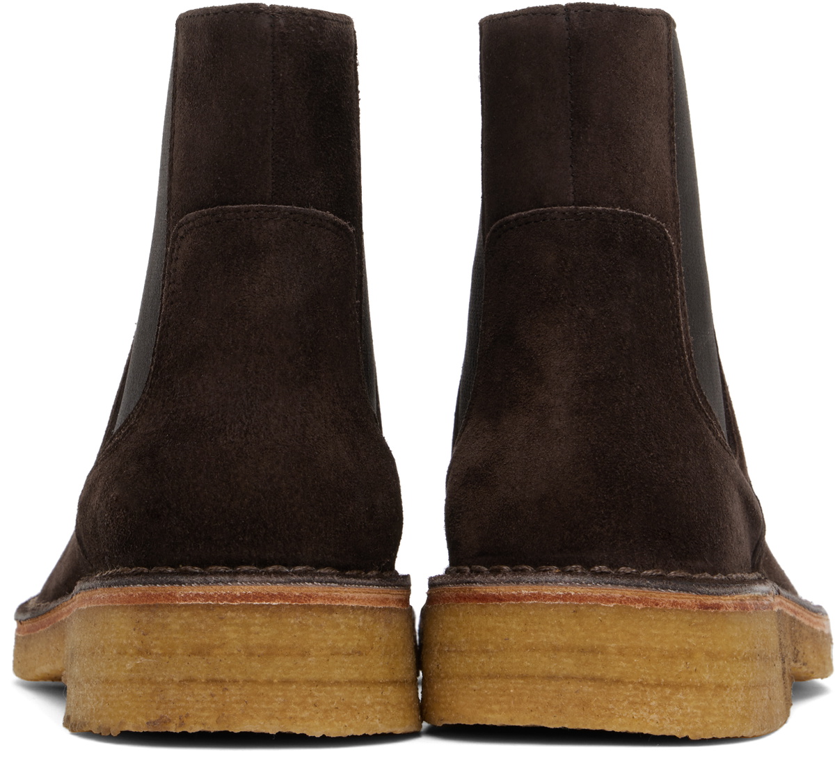 A.P.C. Brown Theodore Chelsea Boots