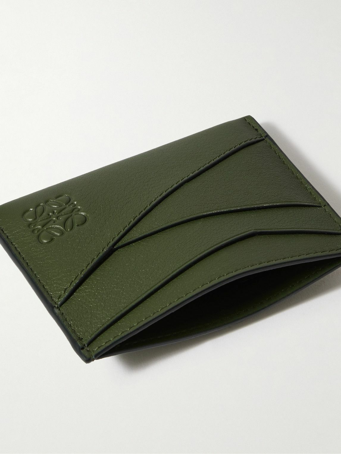 Loewe - Puzzle Logo-Debossed Leather Cardholder Loewe