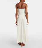 Eres Oda strapless crêpe jersey maxi dress