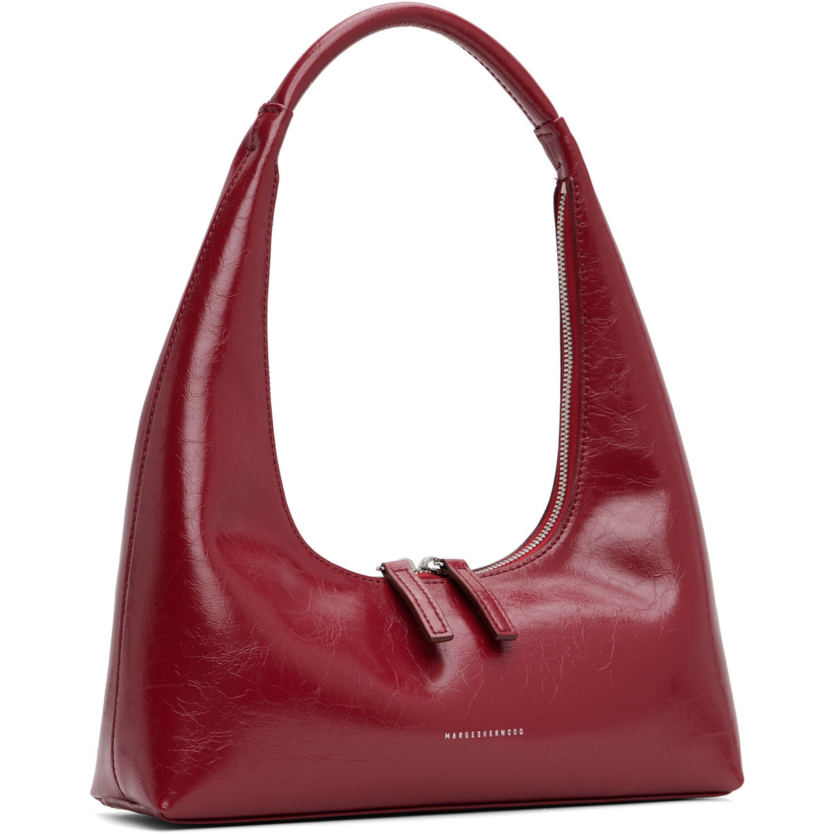 MARGESHERWOOD Red Leather Shoulder Bag