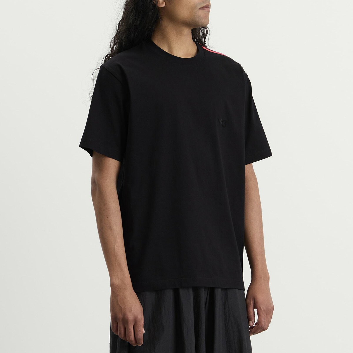 Y-3 Men's Gradient Stripes T-Shirt in Black
