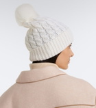 Moncler Grenoble Cable-knit virgin wool beanie
