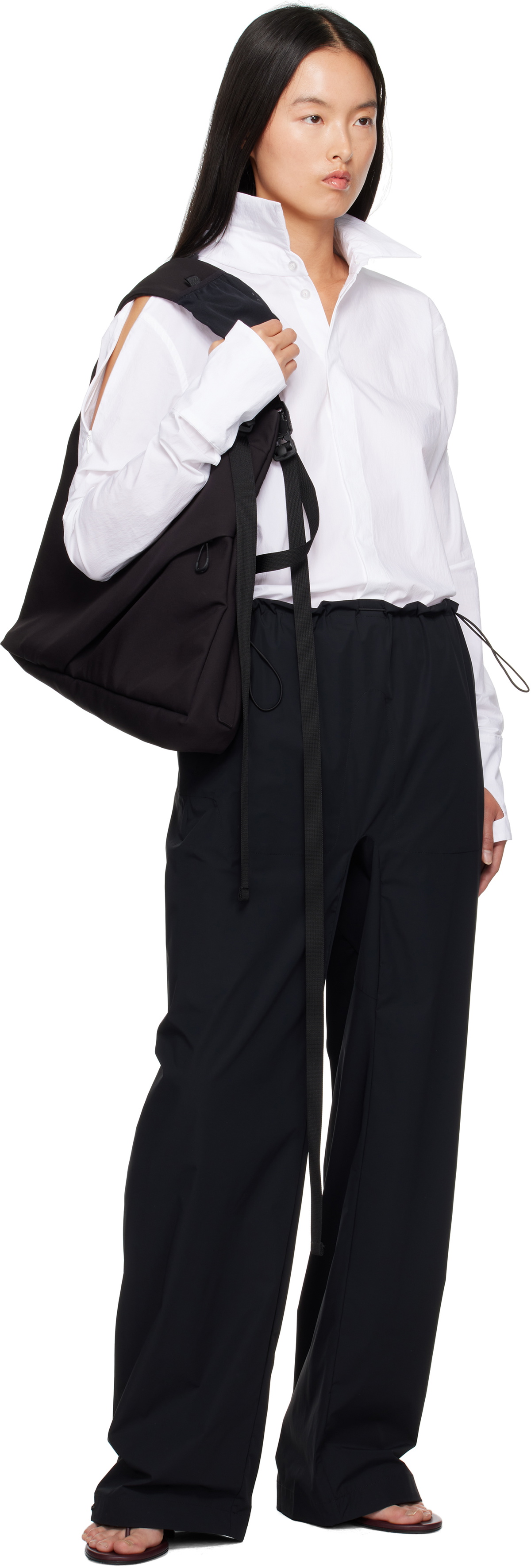 JOHANNA PARV Black Cover Trousers
