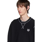 Kenzo Black Tiger Crest Sweatshirt