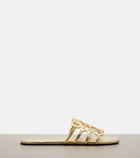 Loewe Paula's Ibiza Petal Anagram leather slides