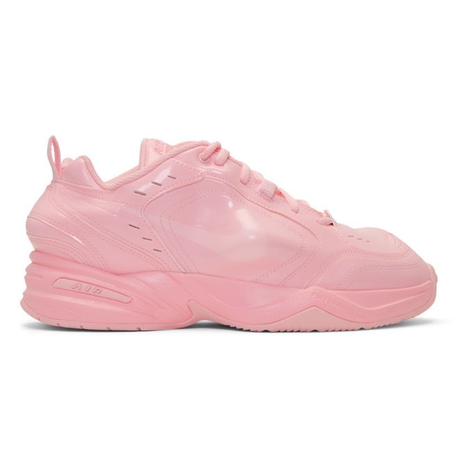 Photo: NikeLab Pink Martine Rose Edition Air Monarch IV Sneakers