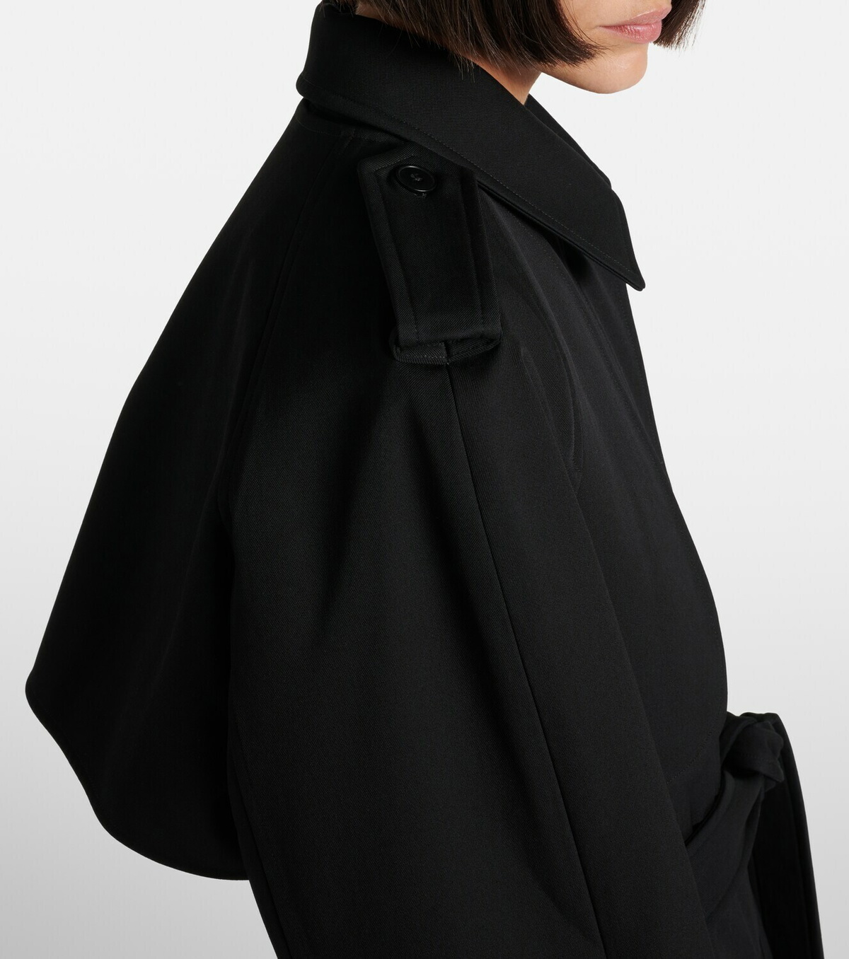 The Row Usuaia belted virgin wool jacket
