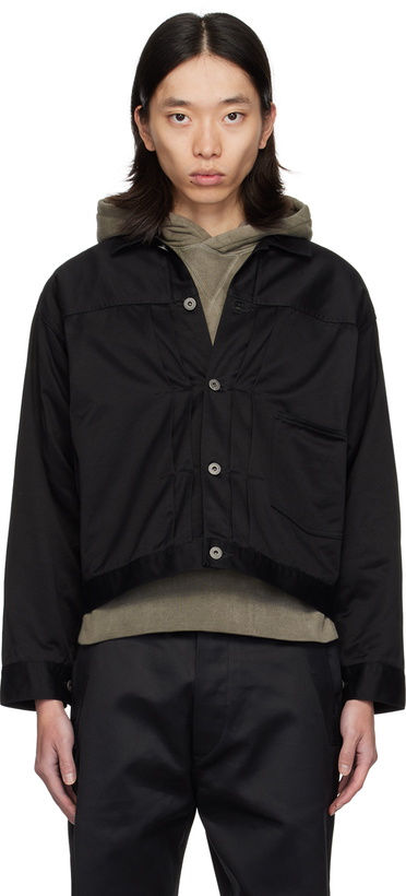 Photo: Taiga Takahashi Black Lot.309 Buckle-Backed Jacket