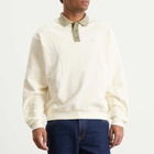 Dime Men's French Terry Rugby Shirt in Cream