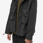 Uniform Bridge Men's Two Pocket Parka Jacket in Black