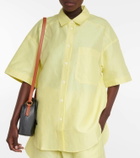 Lee Mathews Sparrow linen-blend shirt