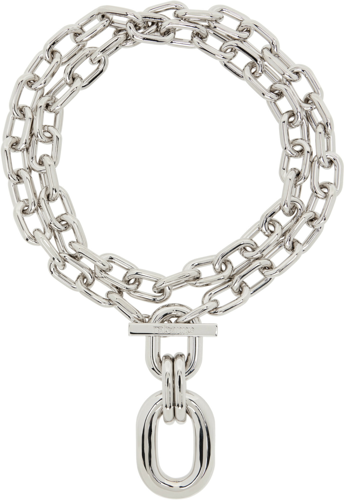 Rabanne Double XL Link Pendant Necklace