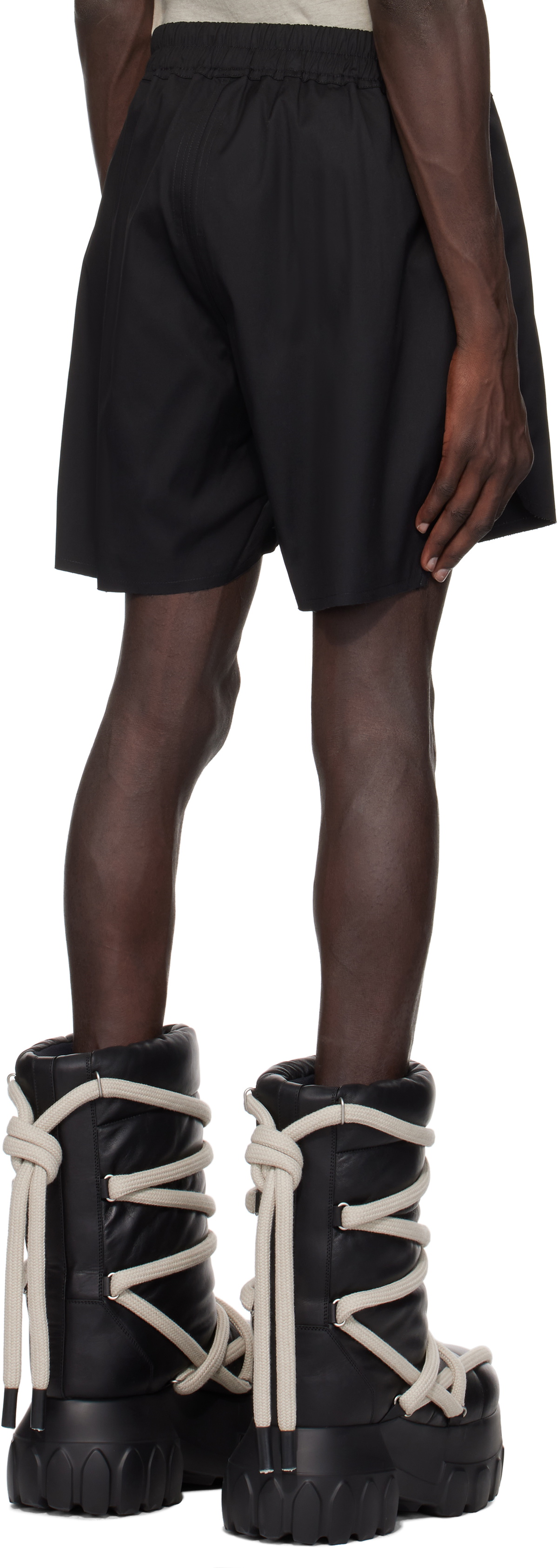 パンツ Rick Owens PORTERVILLE LONG BOXER Rick Owens Men's Porterville Heavy Twill Long Boxers in